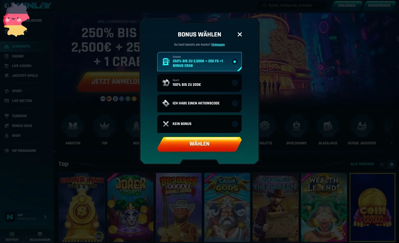 Ninlay Casino Login